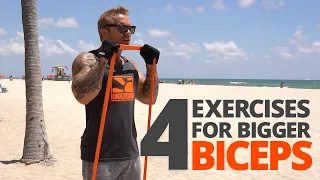 BUILD big ARMS anywhere | Resistance Band Training