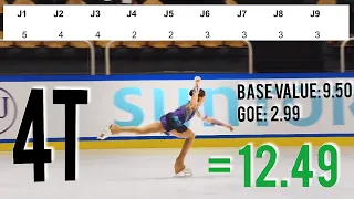 Kamila Valieva LANDS Quad Toe At Jgp Courchevel / We Love Skating