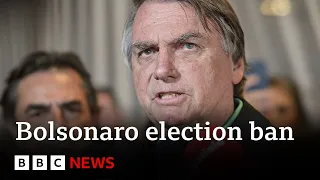 Brazil's ex-president Jair Bolsonaro gets eight-year election ban – BBC News