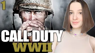 ПЕРВЫЙ ВЗГЛЯД на CALL OF DUTY: WW2 | Полное Прохождение Кал оф Дьюти ВВ2 на Русском | Стрим Начало