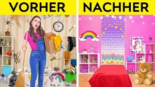 COOLES ZIMMER-MAKEOVER || Wir Bauen Unser Traumhaus! Geniale DIY-Ideen & Basteleien von 123 GO!