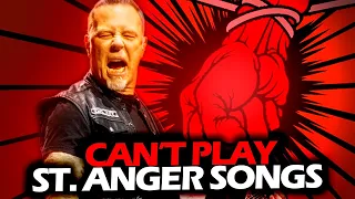 JAMES HETFIELD REACTION WHEN LARS ULRICH ASKS HIM TO PLAY ST. ANGER SONG #METALLICA