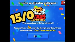 15/0 au défi du championnat sur Brawl Stars !