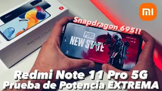 La Potencia Real del Redmi Note 11 Pro 5G 🤯 Snapdragon 695 Al MÁXIMO