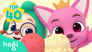 Strawberry vs. Vanilla - Choose Your Favorite!｜Happy Ice Cream Day!🍦｜Colors for Kids｜Hogi Pinkfong