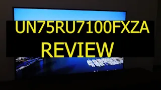 UN75RU7100FXZA Review - Flat 75 Inch 4K UHD 7 Series Ultra HD Smart TV: Price, Specs + Where to Buy