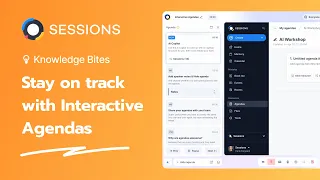 Stay on track with Interactive Agendas
