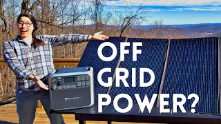 Off Grid Recording Studio? | Bluetti AC200P Portable Power Station with Solar