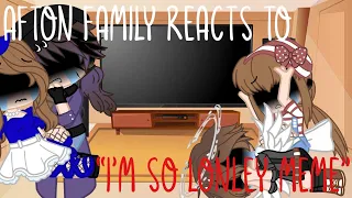 Afton Family Reaction to: “I’m So Lonely” Michael Afton’s Past