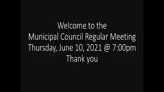 Paterson, NJ - Regular Council Meeting, Thursday, June 10, 2021