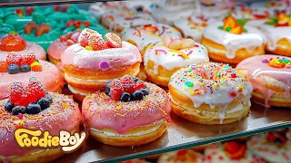 Amazing! Rainbow Desserts Collection (Donuts, Bagle, macaroons, Castella)