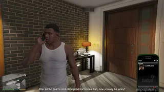 Lamar's unique phone call to Franklin after the final mission - GTA V