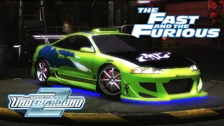 Eclipse Brian O' Conner The Fast and the Furious | NFS Underground 2