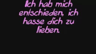 LaFee - Scheiss Liebe [lyrics]