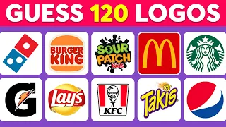 Guess the Logo in 3 Seconds | 120 Famous Logos Food & Drink  🍔🥤 Monkey Quiz