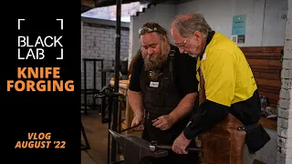 Knife Forging at Nordic Edge - VLOG August '22