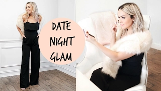 GLAM VALENTINE'S DAY GRWM! MAKEUP + OUTFIT!