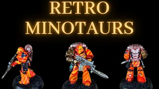 How to Paint RETRO MINOTAURS SPACE MARINES my way (FREEHAND)