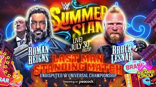 Roman Reigns Vs Brock Lesnar Last Man Standing Match WWE Summerslam 2022 | WWE 2K22