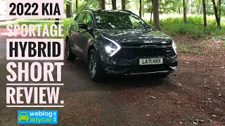 2022 New Kia Sportage Hybrid FWD Short Review.