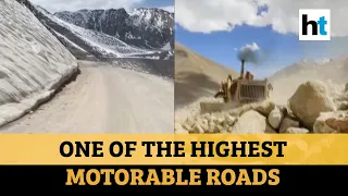 Ladakh: BRO expanding strategic Khardung La road amid face-off with China