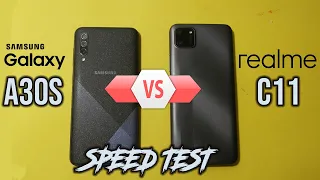 Samsung A30s vs Realme C11 Speed Test - A30s vs C11 Speed Comparison