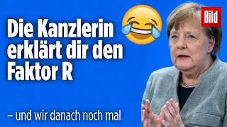 Das bedeutet der Faktor R | Kanzlerin Merkel erklärt dir die Reproduktionszahl 😅