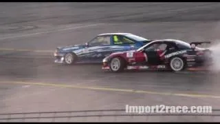 Mazda RX-7 vs Toyota AE86 drift @ Las Vegas