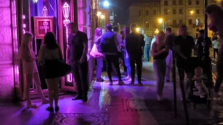 Львів 2023: нічне життя, Староєврейська, Сербська, Площа Ринок Lviv nightlife