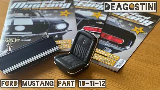 Сборка Ford Mustang Shelby GT-500 в Масштабе 1/8 от компании Deagostini | part 4 | журналы 10-11-12