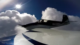 RV-7 flight in clouds. Just for fun.