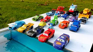 Looking for Disney Pixar Cars On The Rocky Road : Lightning Mcqueen, Cruz, Mater, Chick Hicks, Luigi