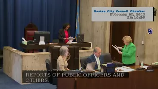 Boston City Council Meeting on February 28, 2018