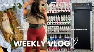 Vlog| He TRIGGERED me so bad! + I'm going gray, new walking pad, target finds, GLP1 update + more