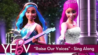 "RAISE OUR VOICES" - Lyric Music Video | Barbie™ in Rock 'N Royals (HD)