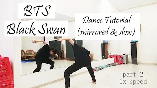 BTS (방탄소년단) - 'Black Swan (블랙스완)' Dance Tutorial (Mirrored & Slow)