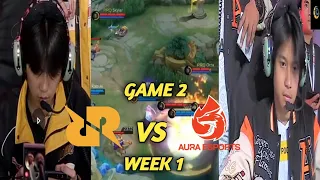 RRQ HOSHI VS AURA | GAME 2 MPLID S13 #mobilelegends #mplindonesia #mpls13