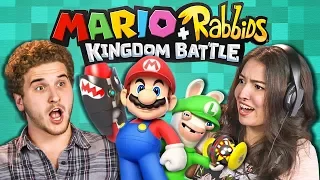 MARIO + RABBIDS KINGDOM BATTLE! (College Kids React: Gaming)