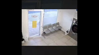 Lucky Man Leaves Laundrette Seconds Before Washing Machine Explodes #viralvideo #viral