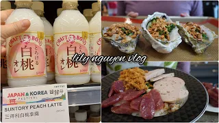 Grocery shopping | Vietnamese grilled oysters | Vietnamese sticky rice with Chinese sausage