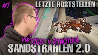 FLUGROST? Sandstrahlen 2.0! - VW Golf 4 Ringtool #7 | GME-Service