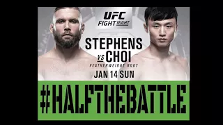 UFC STL: Stephens vs Choi Bets, Picks, Predictions on Half The Battle (UFC Fight Night 124)