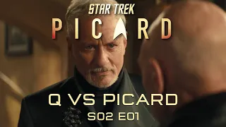 Q VS PICARD FINAL SCENE SEASON 2 EPISODE 1 "THE STAR GAZER" - S02 E01. 2X01 CLIP.