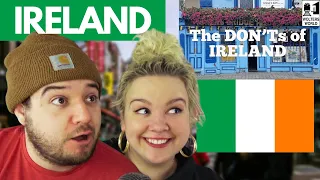 The Don'ts of Visiting Ireland | AMERICAN COUPLE REACTION