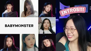 All BABYMONSTER Member Introductions | REACTION