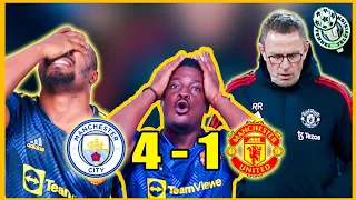 Man City 4-1 Man United | De Bruyne, Mahrez & Sancho Goals | MANCHESTER IS BLUE!