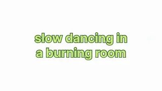 slow dancing in a burning room by John Mayer cover