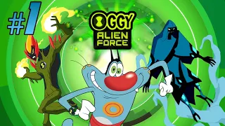 Oggy gets a Omnitrix || Oggy Alien Force Part - 1