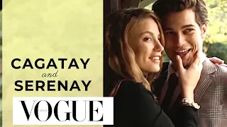 Cagatay Ulusoy & Serenay Sarikaya ❖ Vogue BTS