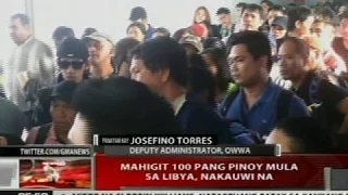 QRT: Mahigit 100 pang Pinoy mula sa Libya, nakauwi na